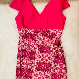 Vesper 2-In-1 Pencil Dress With Printed Skirt